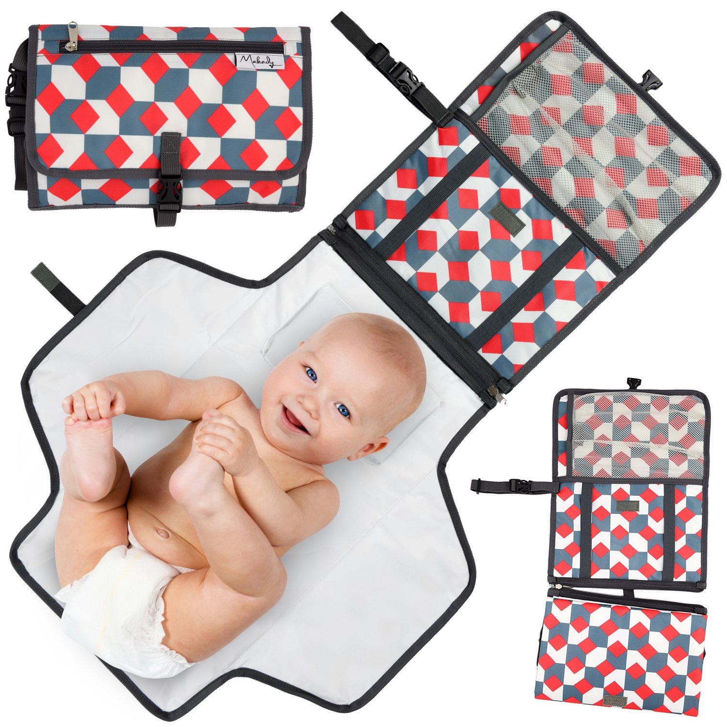Portable Baby Diaper Changing Pad Cushioned & Waterproof