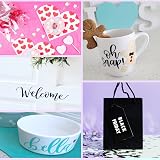 Prime Vinyl Transfer Tape 12" x 11ft Clear Vinyl Paper Craft Cutting Machine view 6