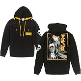 Ripple Junction Bleach Men's Authentic Full Zip Hooded Sweatshirt w/Chest Pockets Shoulder Epaulettes Officially Licensed