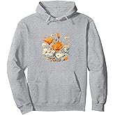 Wildflower Meadow Cottagecore Aesthetic Garden Nature Lover Pullover Hoodie