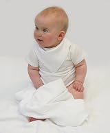 MuslinZ White Baby Muslin Cloths 70x70cm 18 Count 100% Cotton view 5