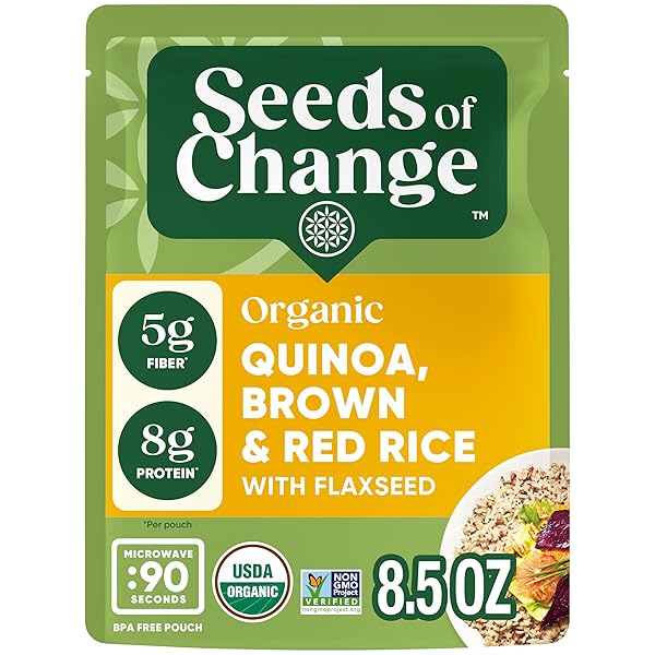 SEEDS OF CHANGE ORGANIC QUINOA, BROWN & RED...