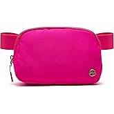 Pander Unisex Belt Bag Fanny Pack for Women with Adjustable Strap, Small Waist Pouch for Workout Running Traveling Hiking