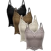 Bencailor Lace Y2k Tank Tops Fairy Grunge Clothes Crop Tops Lace Patchwork Cami Ribbed Knitted Tank for Women