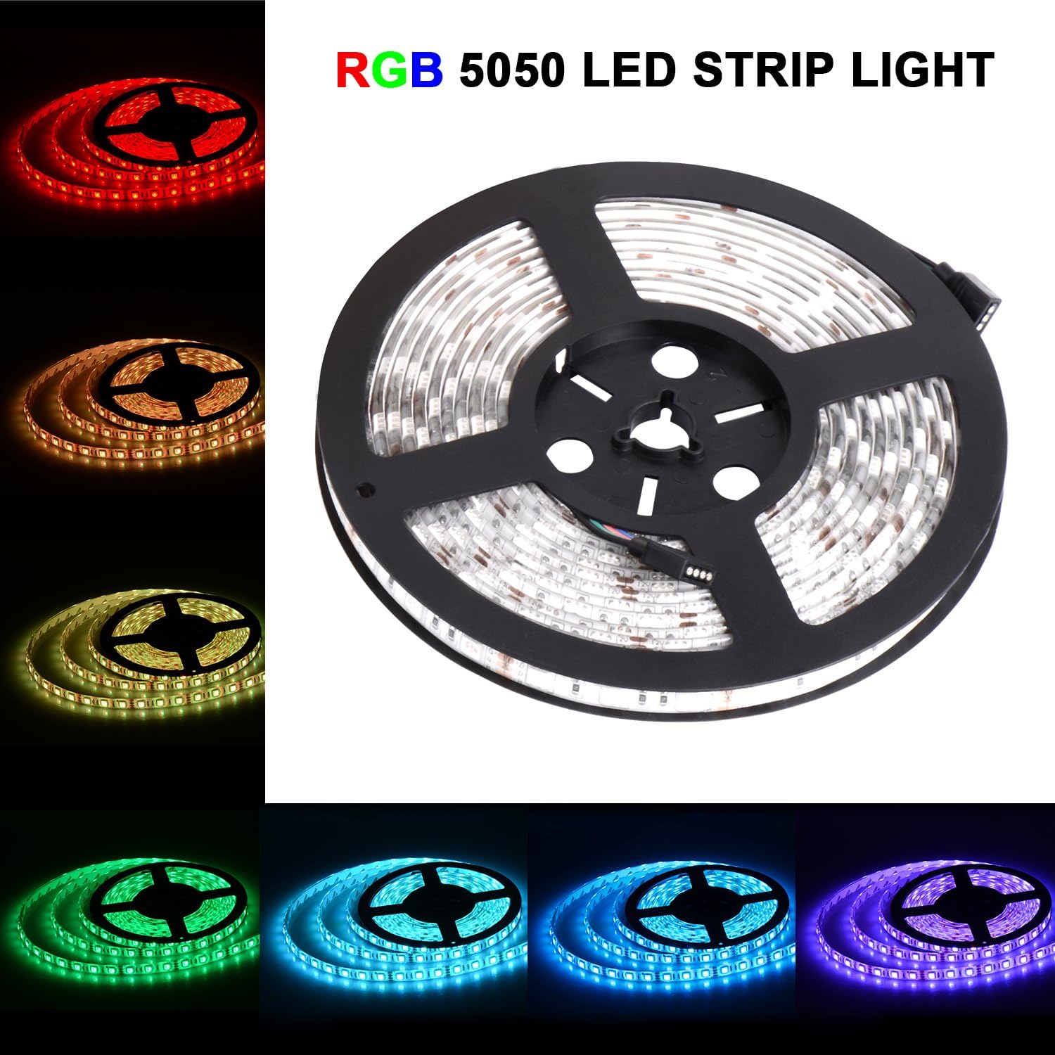 LED Strip Lights,16.4ft/5m 300 LEDs RGB Color Changing