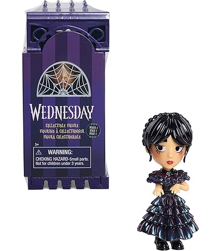 Amazon.com: Just Play Wednesday Small 4-inch Collectible Stylized