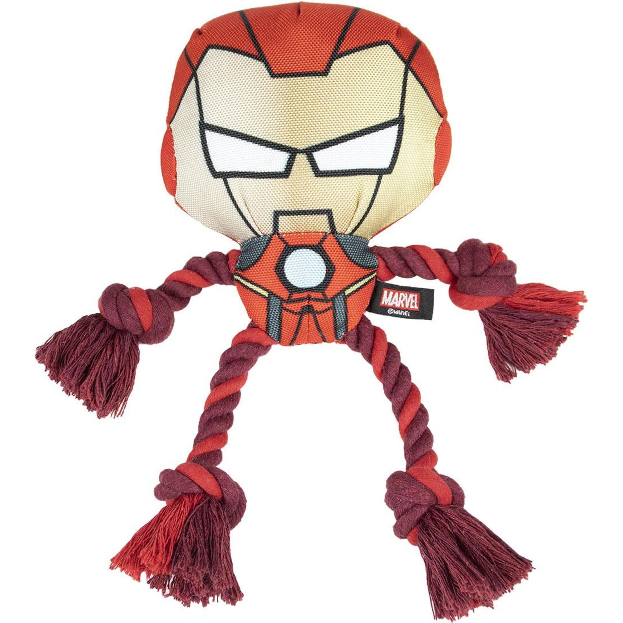 Iron man dog rope toy - tough dog toys Official Marvel Licensed | Cerda