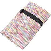 PATIKIL 6"x 4" Wrist Pouch, Wrist Wallet Sports Wristband Wallet with Zipper Pocket for Running Jogging Hiking Cycling Yoga, Colorful