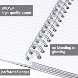 Pukka Pad 5 Subject Spiral Notebook 3-Pack B5 7x10 200 Pages 80GSM view 5