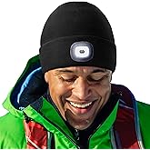 HEAD LIGHTZ® Rechargeable LED Beanie Hat – Hands-Free Lighted Cap for Running, Walking & Camping – As Seen on Oprah’s Favorite Things – Machine Washable, Unisex