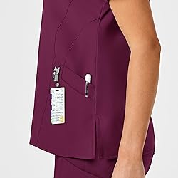 WonderWink W123 Women’s Stylized V-Neck Scrub Top