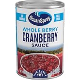 Ocean Spray Whole Cranberry Sauce, Canned Side Dish, 14 Oz Can (Pack of 1)
