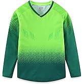 C2M Kids & Youth Padded Goalie Shirt Goalkeeper Jersey Long Sleeve Soccer Training Uniform for Boys Girls