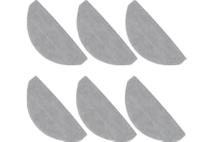 Eagles 6 Pack Reusable Microfiber Mop Pads Compatible with Roborock Q7 M5 / Q7 M5+ / Q7 L5 / Q7 L5+ Robot Vacuum Cleaners, Hi