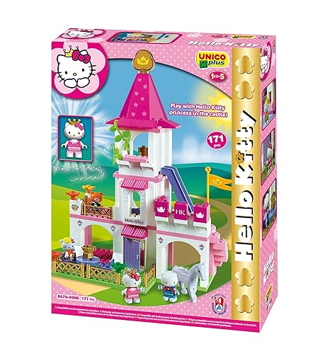 Unico Bau einzige Hello kitty-castello Große 171pz 8676