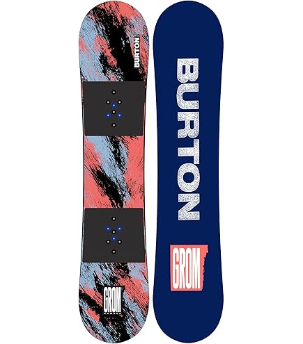 Amazon.com : Burton Kids' Grom Snowboard, Purple/Teal, 110cm