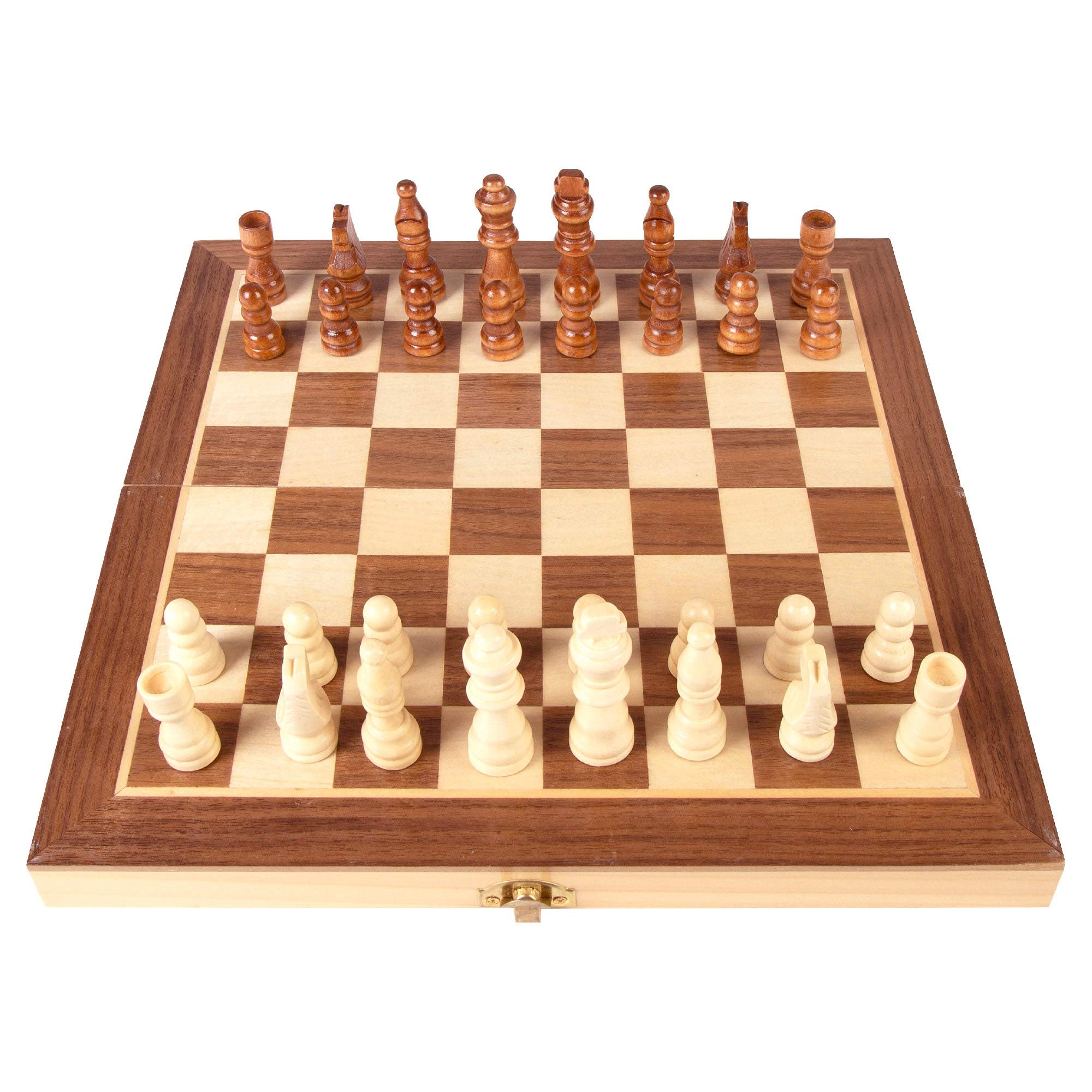 ColorBaby Chess Wooden Case CB Games - Classic Edition Chess Game for 2 Players, Ages 6+