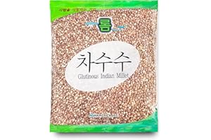 ROM AMERICA Premium Whole Grain Glutinous Indian Millet - Healthy Rice and Quinoa Alternative - Sorghum, Ancient Grain Milo Seeds, Great Millet Bulk Broomcorn Cereal 차수수 - 2 Pound (Pack of 1)