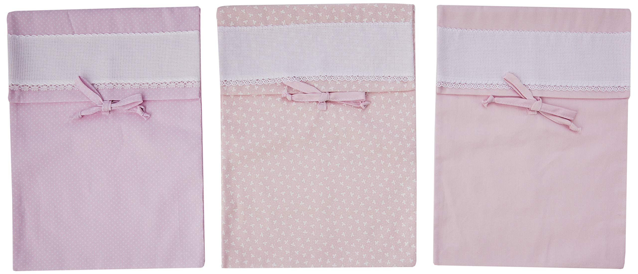 Filet Set of Three Sacks for Children's kit - Pink - 290 g