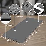 Karma Fitness Large Exercise Mat 183x80x10mm TPE Dark Grey Carry Bag view 5