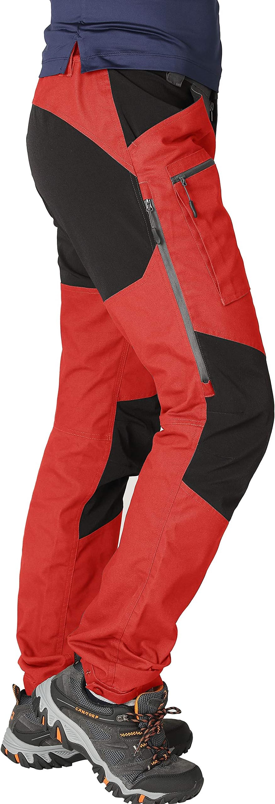 ZOOMHILL Mens Pro Hiking Stretch Pants Cargo Trouser Water-Resistant Tactical Outdoor Working Pants