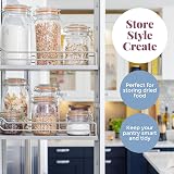 Kilner Square Clip Top Jar 1.5L Airtight Glass Jar for Preserving Food view 4