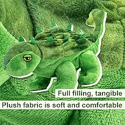 YOHAKI Reversible Dinosaur Plush Stuffed Animal