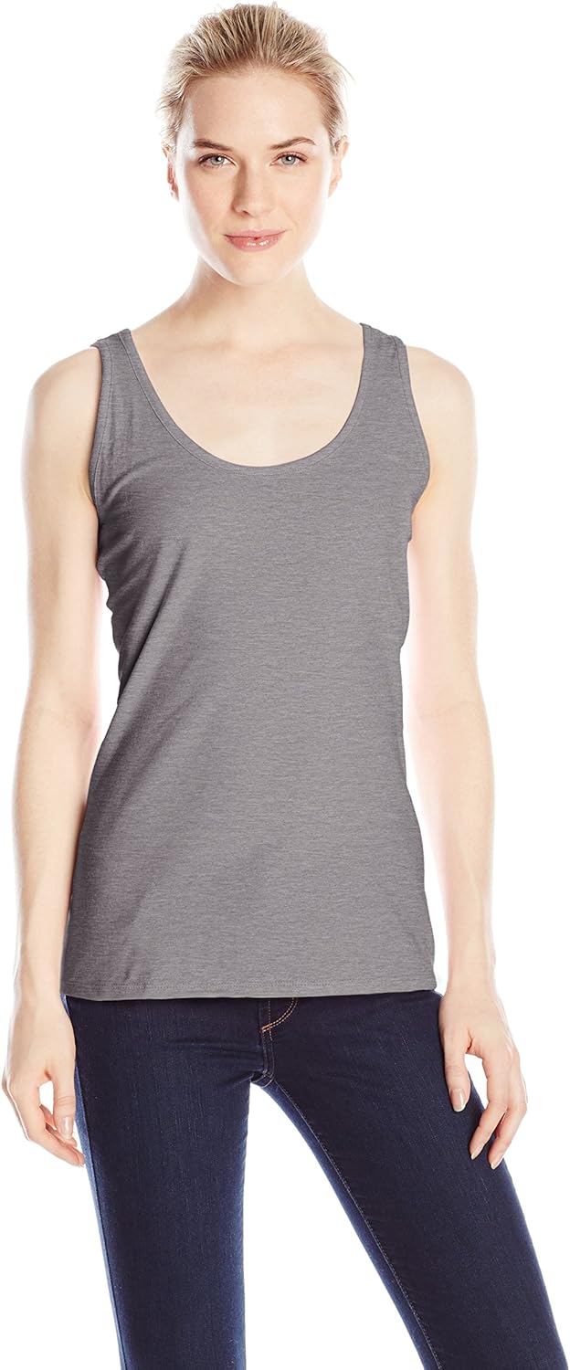 Hanes Women's Scoop-Neck Tank Top: Clothing