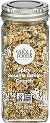 Whole Foods Market, Seasoning, Spicy Sesame Garlic Crunch, 2.36 Ounce