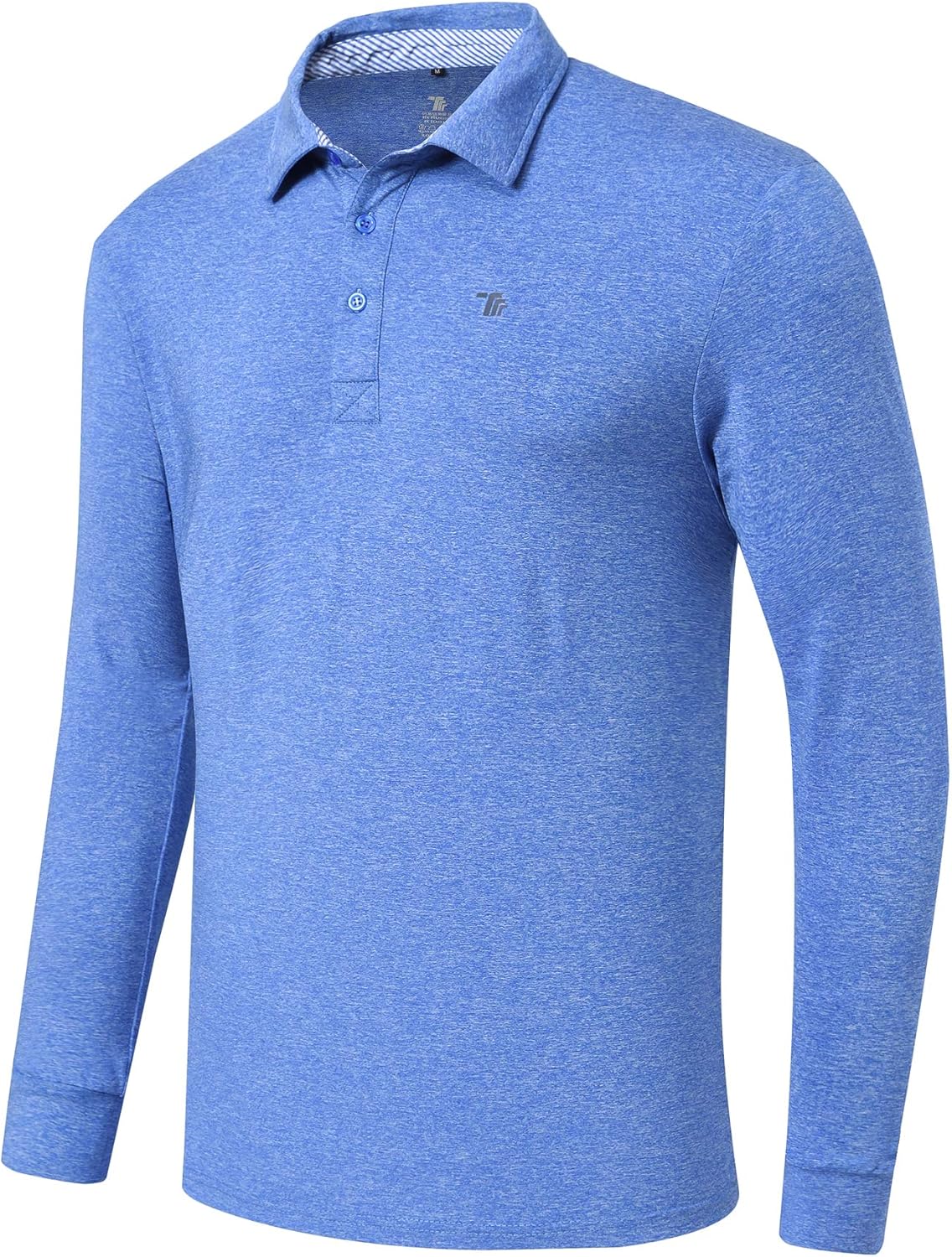 TBMPOY Men's Regular Fit Short Sleeve Thermal Long Sleeve Polo Shirt Quick-Dry Golf Sports Shirt Pullover: Clothing