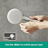 Hansgrohe Croma 100 Vario Shower Head Handheld Chrome 4 Sprays 100mm view 4
