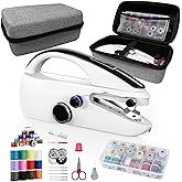 Handheld Sewing Machine, Portable Hand Sewing Machine with 20 Thread Colors Emergency Sewing Kit, Small Hand Held Sewing Machines Suitable for Clothes DIY, Ideal for Adults &amp; Beginners.