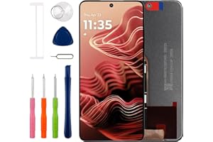 IPS LCD Screen Compatible with Motorola Moto G35 XT2433-5 LCD Display Touchscreen Digitizer Assembly with Repair Tools Kit