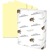 Hammermill Colored Paper, 20 lb Canary Printer Paper, 8.5 x 11-1 Ream (500 Sheets) - Made in the USA, Pastel Paper, 103341R, 