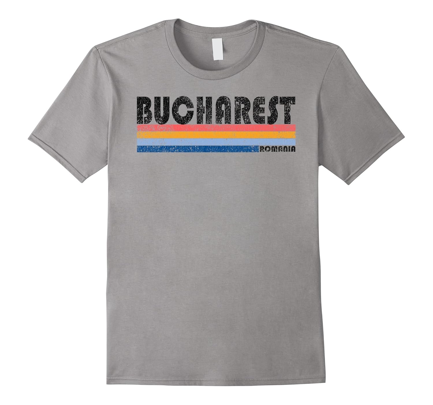 Vintage 1980s Style Bucharest Romania T Shirt-ANZ