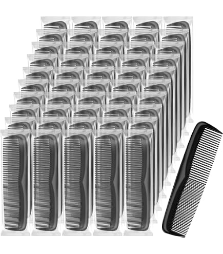 Black Plastic Pocket Combs Bulk 200 Pack 5 Inch Wide & Fine Teeth for Hair Amazon.com: Dynarex Plastic Hair Comb, Fine & Extra Fine  main image 4
