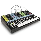MOOG Grandmother Semi-Modular Analog Synthesizer | 32 Velocity-Sensitive Keys, Built-In Arpeggiator, Sequencer and Spring Reverb Tank