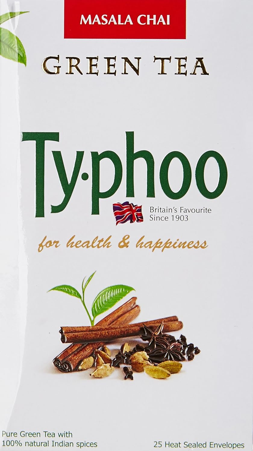 Typhoo Green Tea Masala (25 Tea Bags) Amazon.in Grocery & Gourmet Foods