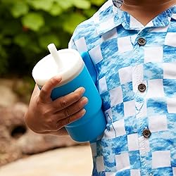 Infantino My 1st Tumbler, Silicone Sippy Cup with