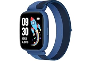 BIGGERFIVE Smart Watch for Kids, 1.8" Fitness Tracker Watch Pedometer, Heart Rate, IP68 Waterproof, Sleep Monitor, Calorie St