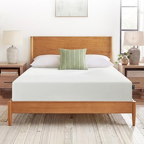 Zinus 6 Inch Twin Green Tea Memory Foam Mattress [New Version], Fiberglass Free, Medium Firm Feel, Zoned Pressure Relief, Certified Safe Foams & Fabric, Mattress in A Box