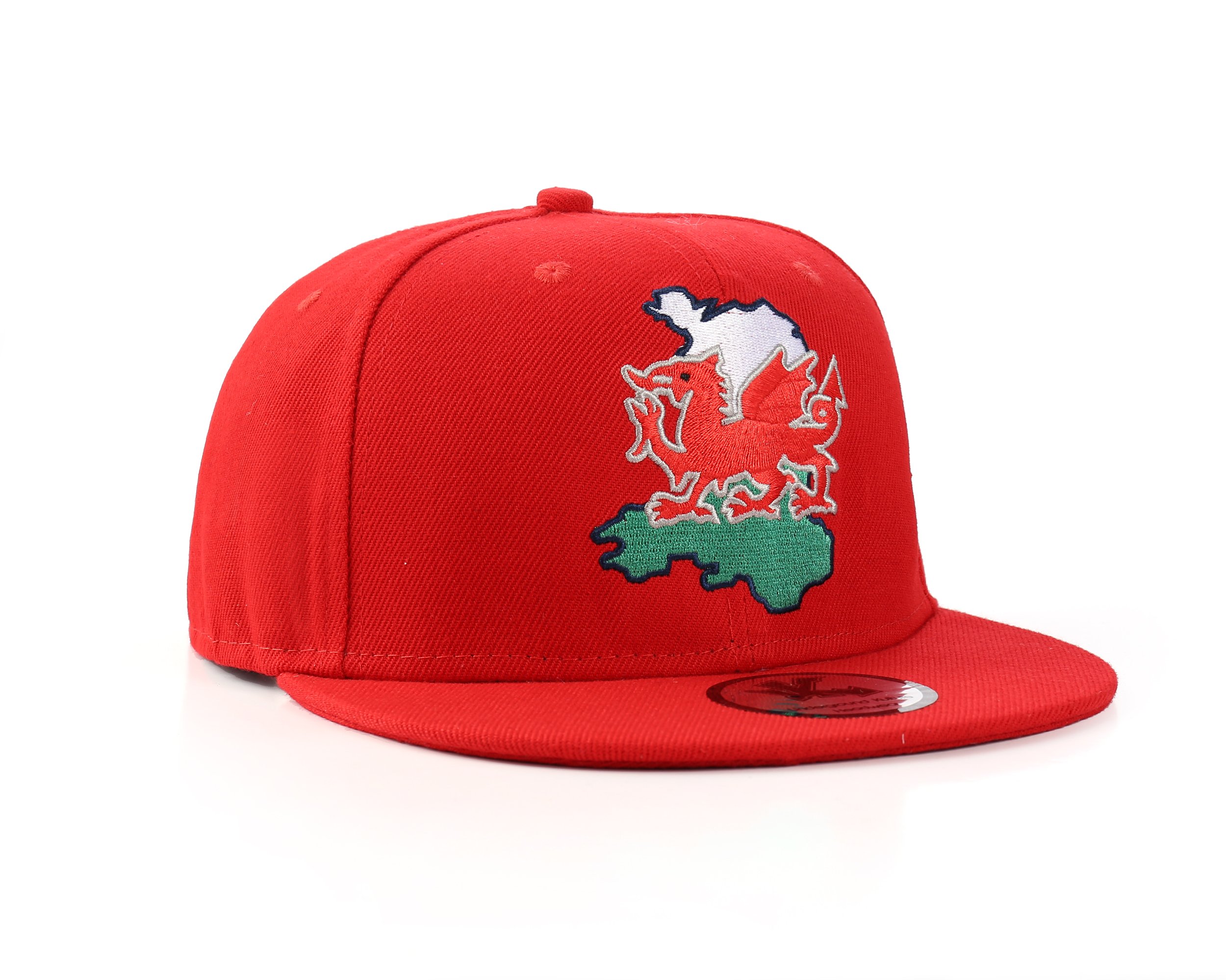Underground Kulture Wales Cymru Red Adjustable World Cup Euros Flat Peak Snapback Hat Baseball Cap