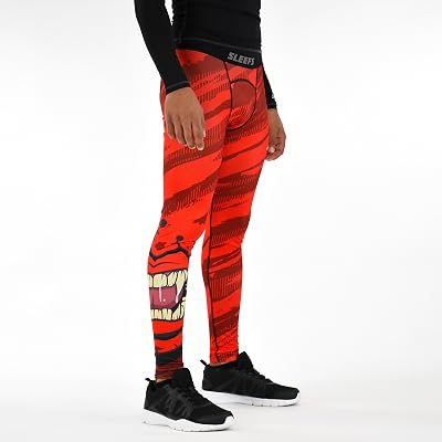 SLEEFS Red Beast Mask Tights for Men