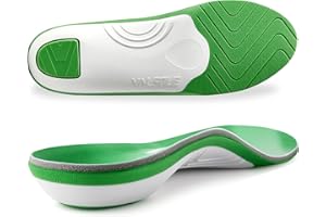 VALSOLE 250+ lbs Plantar Fasciitis High Arch Support Insole for Men Women,Heavy Duty Support Pain Relief Orthotics Insert,Rel