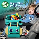 COOLJOY Kids Travel Tray 2-in-1 Robot Backpack Desk Erasable Surface view 3