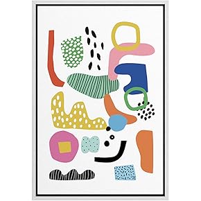 SIGNWIN Framed Canvas Wall Art Boho Decor Illustration...