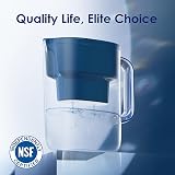 Waterdrop Lucid 3.5L Filter Jug with WD-PF-01A Plus 90 Days Filter Red/Blue view 3