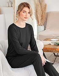 Ekouaer Women's Pajama Sets Casual 2Pcs Sleepwear