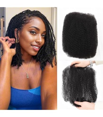 Amazon.com : Shake N Go Virgin Human Hair Ibiza Afro Kinky Bulk 16