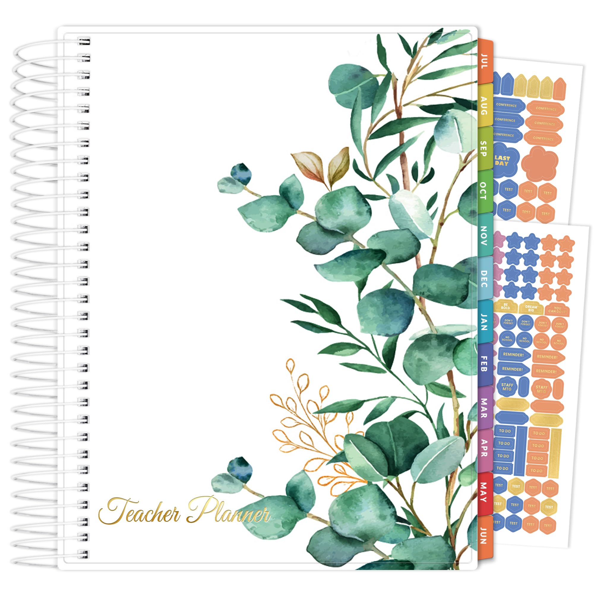 Sunee teacher planner 2024 2025 deluxe lesson planner book 8 5 x 11